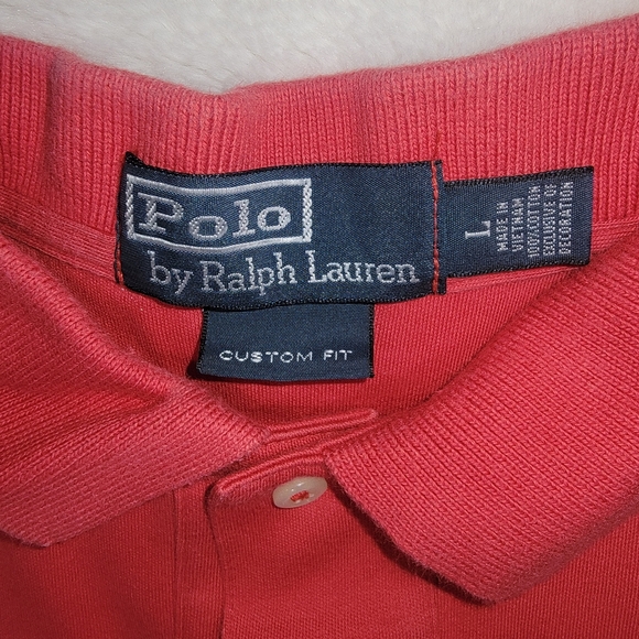 Ralph Lauren Custom Fit Red Polo - Picture 3 of 6